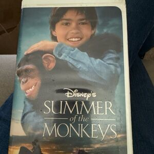 Disney's Summer of the Monkeys VHS with Vibrant Cover
